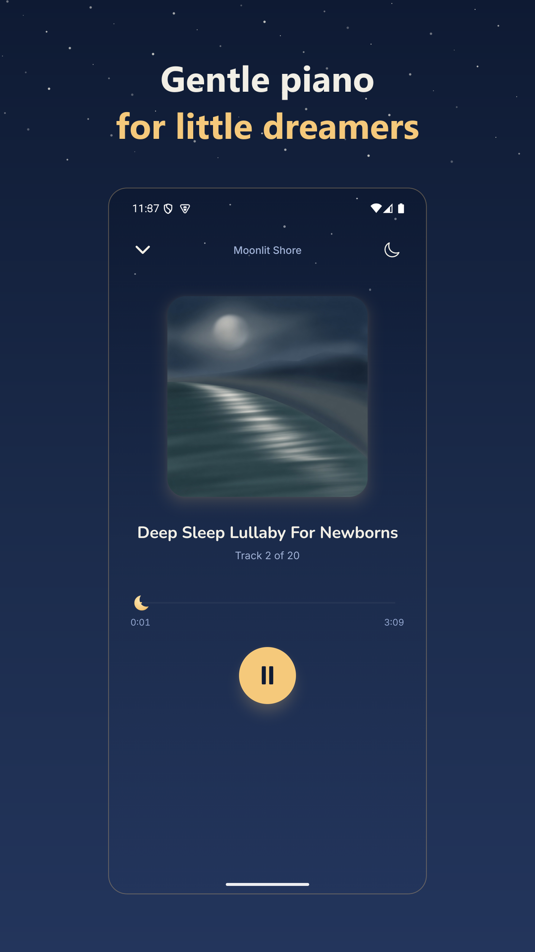 Musiscape app – gentle piano player